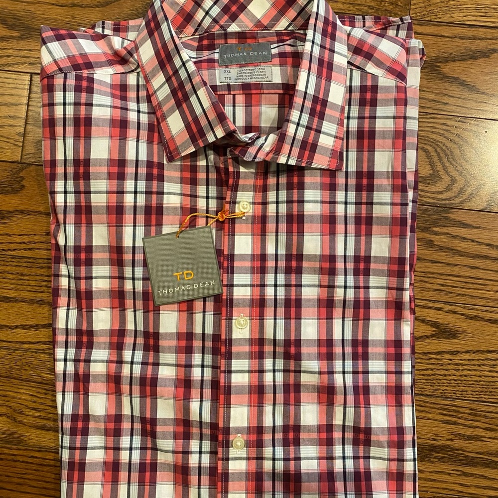 Thomas Dean Button Down Shirt, NWT